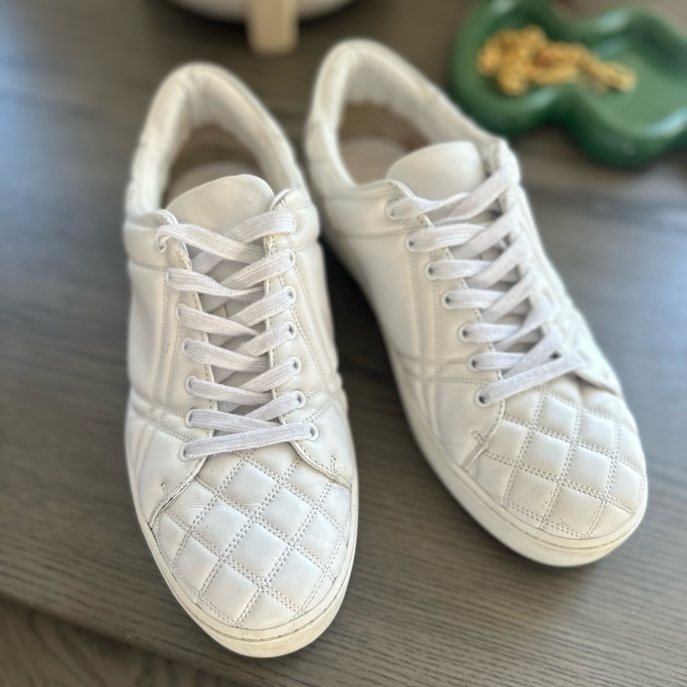 Burberry Westford Quilted Leather Low
Top Sneaker Sz 38 EU